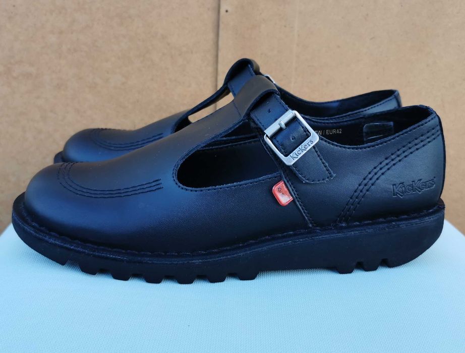 Кожаные туфли босоножки балетки лоферы Kickers 42 р. 26,5 см Оригинал