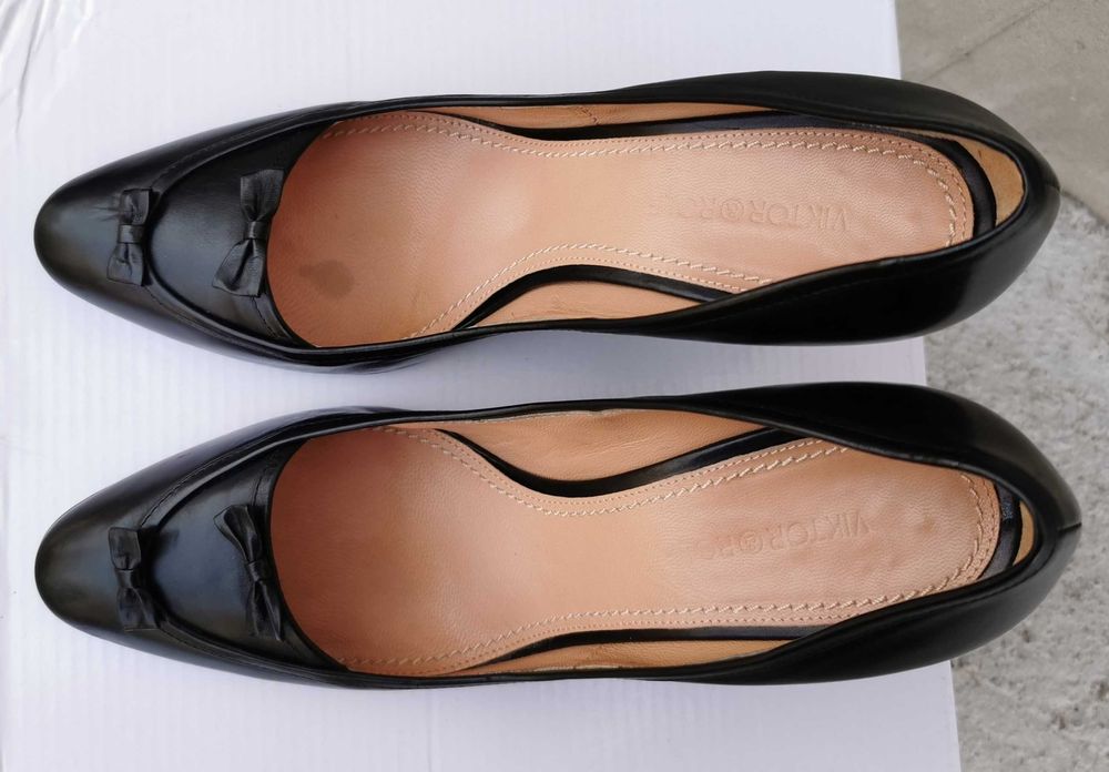 Шкіряні туфлі лодочки Viktor & Rolf 39.5 р Оригінал Італія