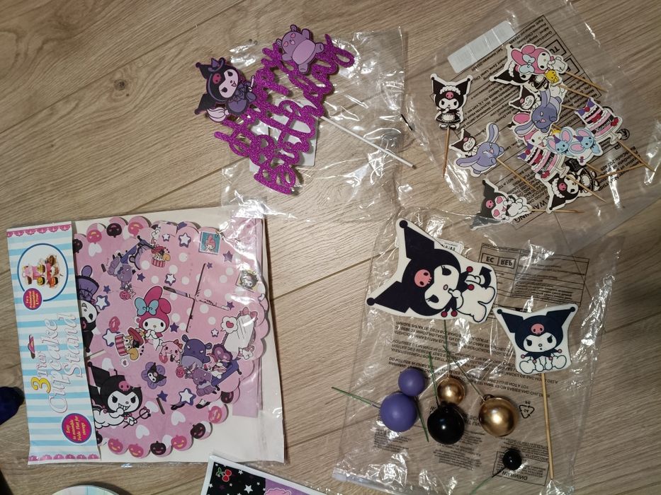 Zestaw na 9 urodziny Zuzi z Kuromi Sanrio
