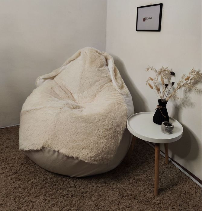 Кресло мешок зайка Віола™ детское дитяче крісло мішок пуф груша