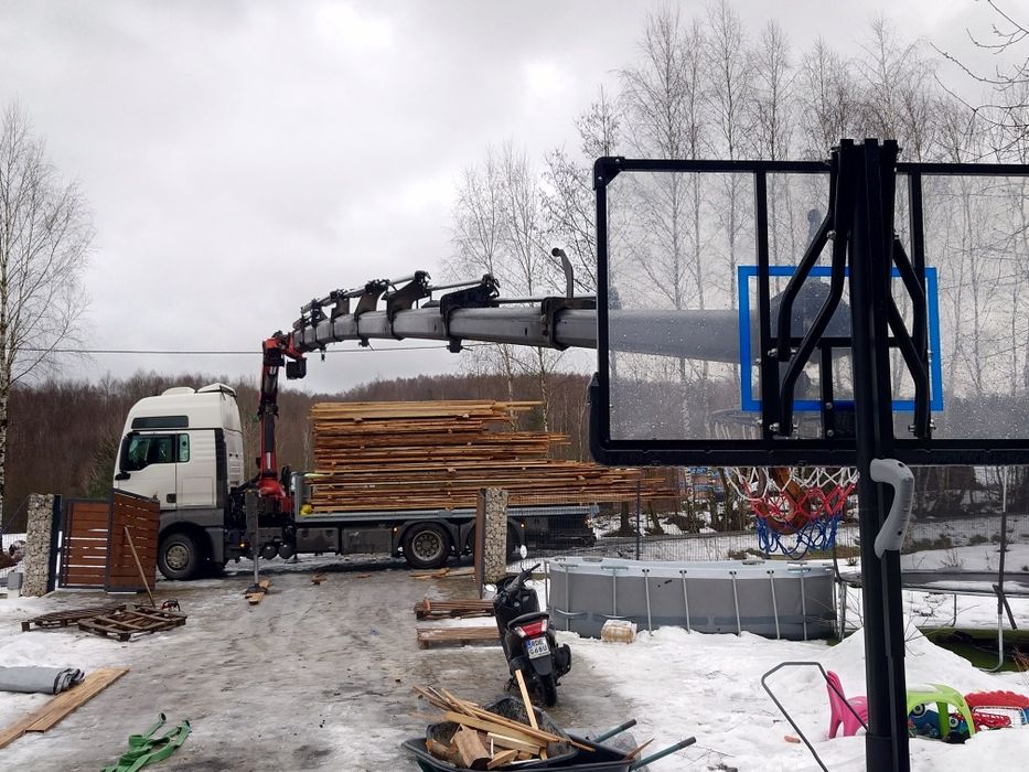 Man TGX 6x2 HDS Palfinger 22m , wciągarka, pilot