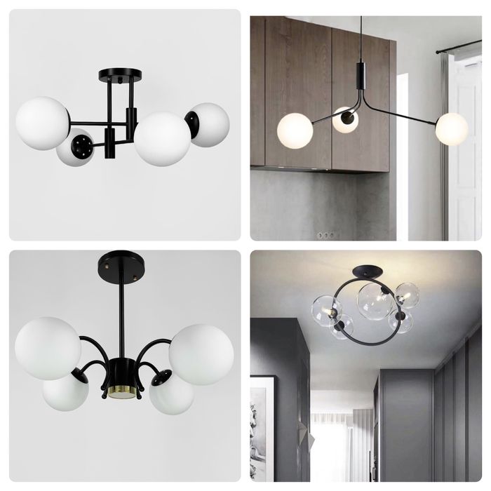 Люстри,люстра чорного кольору