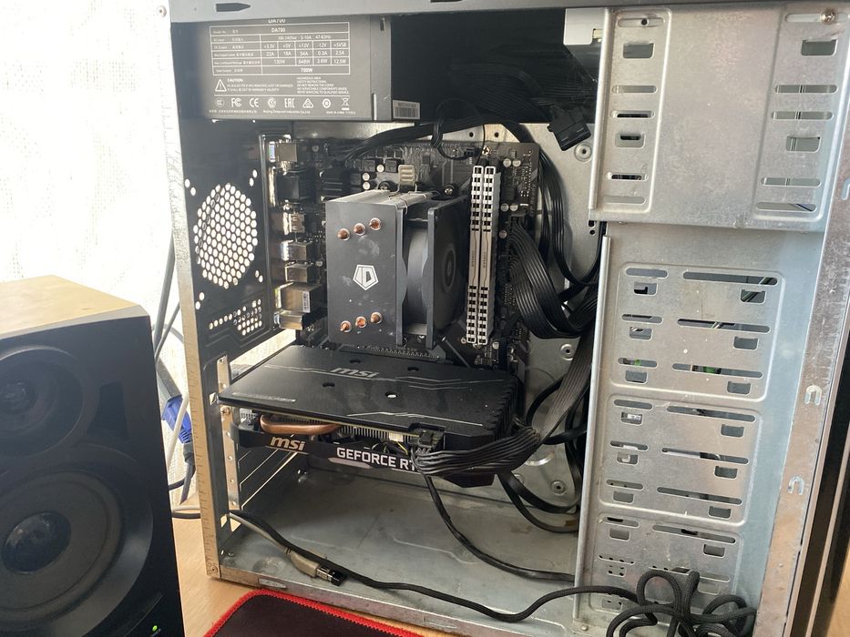 Продам пк, або обмін. ryzen 5 5500 4.2Ггц rtx 2060 6gb ram 16gb 3400