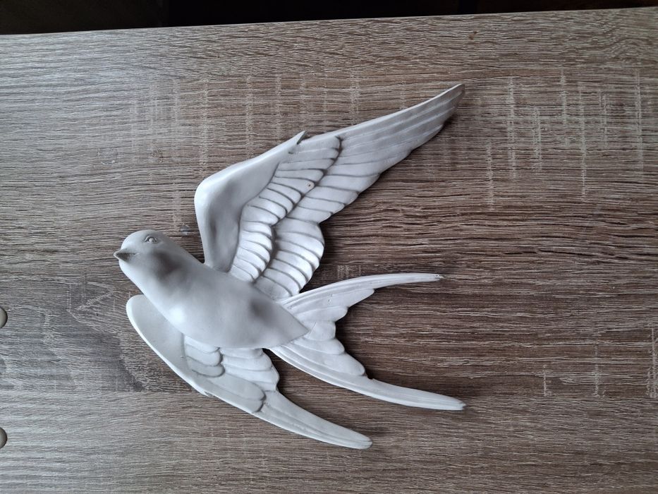 Piekny gołąb na ścianę w dobrym stanie