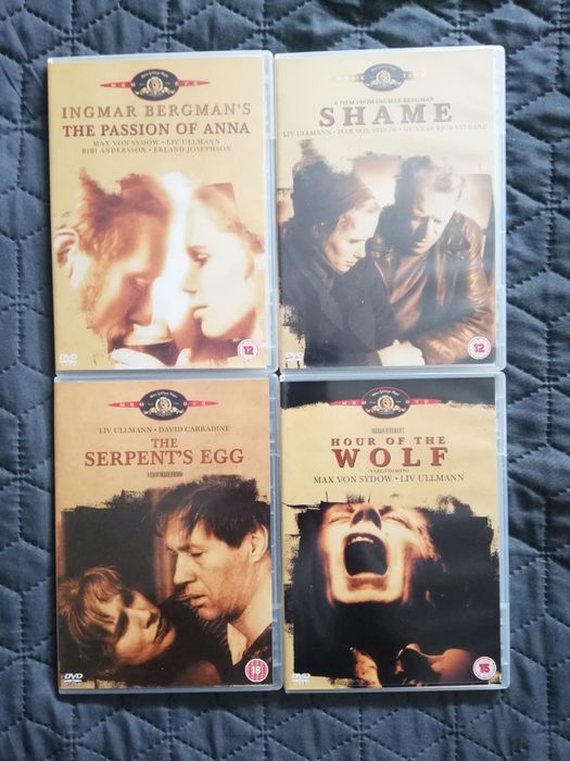Pack 4 filmes clássicos de Ingmar Bergman em dvd (portes grátis)