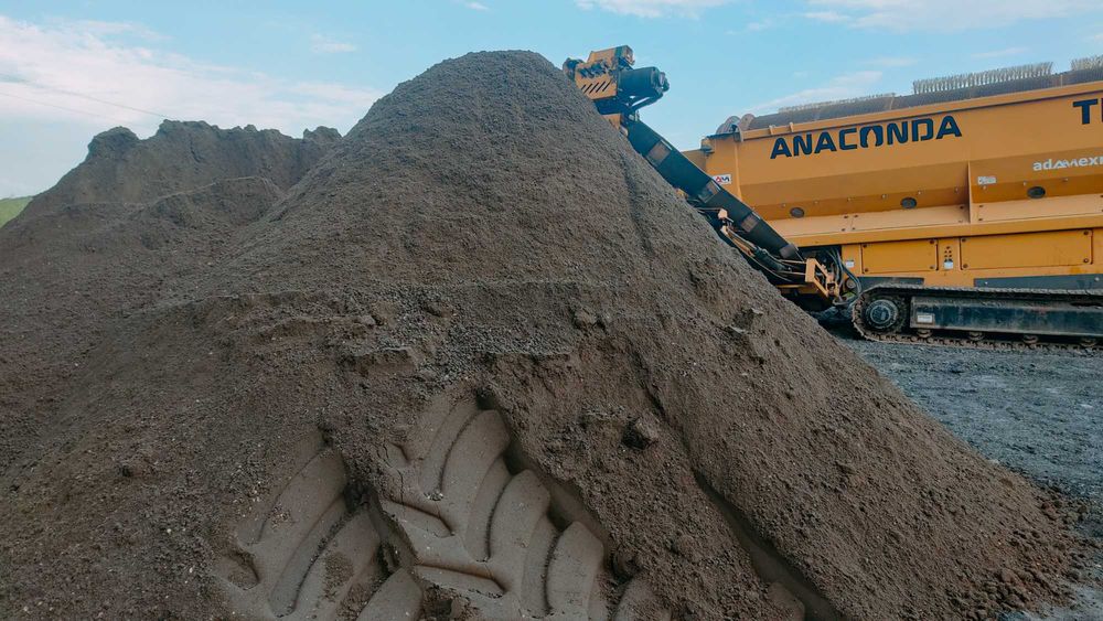 Ziemia przesiana ogrodowa pod trawnik humus przesiewana