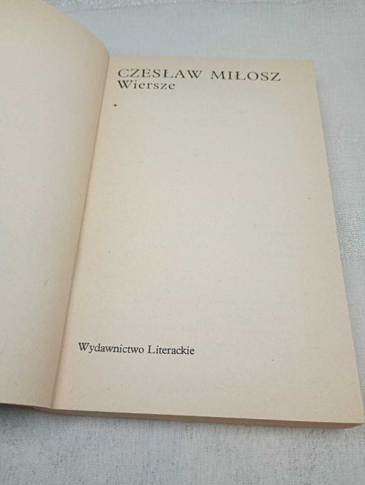 Wiersze. Czesław Miłosz, tom 1