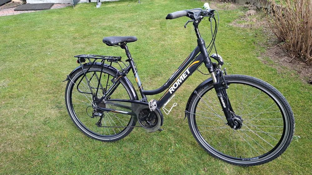 Rower Romet Gazela 4.0 na osprzęcie SHIMANO