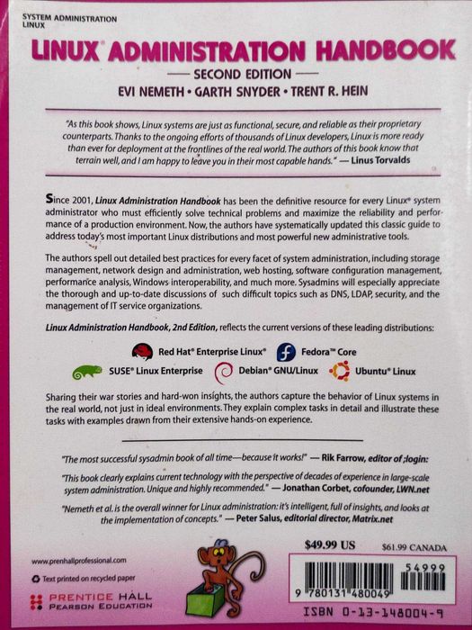 Linux Administration Handbook
