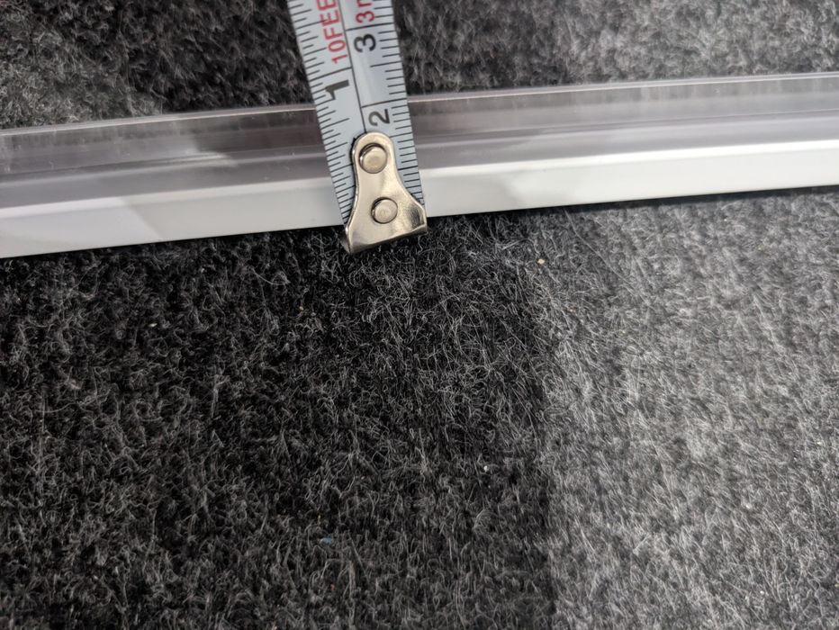Uszczelki magnetyczne do kabiny prysznicowej 200 cm – komplet 2 szt. – nowe