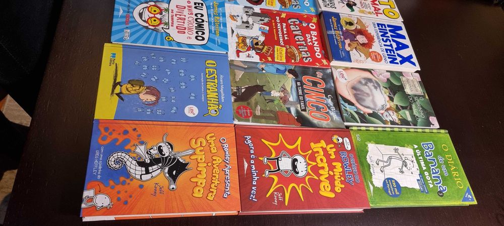 Livros infantis  Rowley, Minecraft e outros