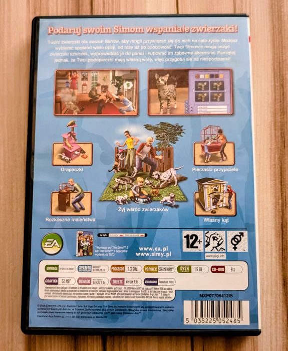 Gra PC dodatek do gry The SIMS 2 Zwierzaki