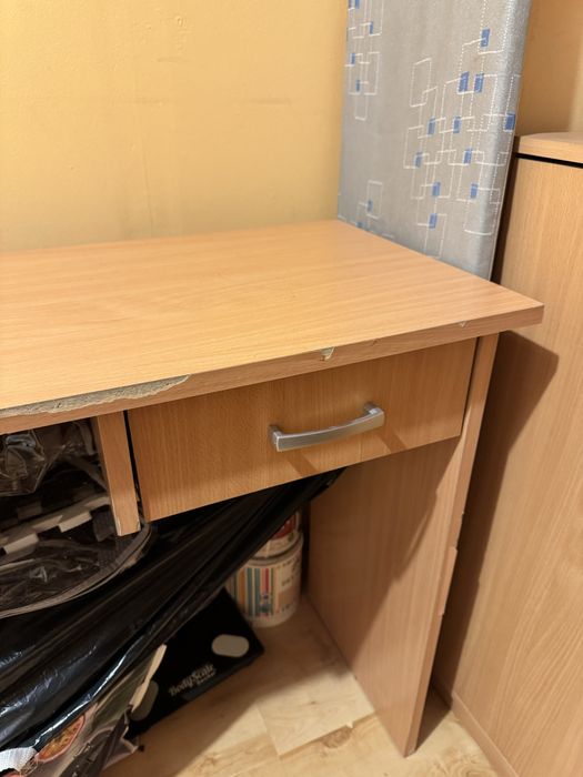 Biurko wąskie i długie 100x40cm z szufladą