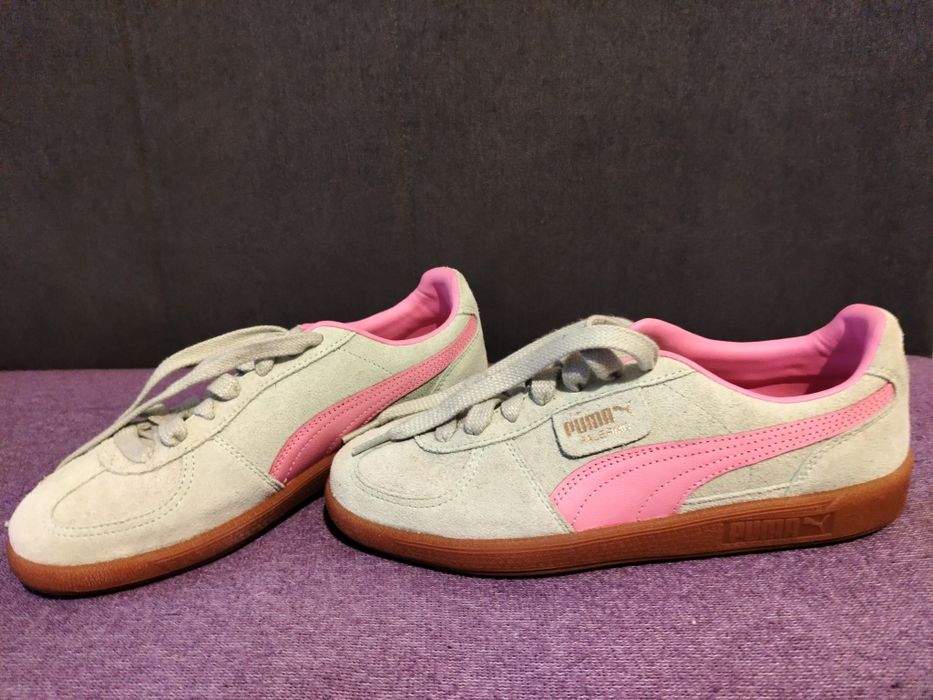 Sneakersy Puma Palermo zielone rozm. 40