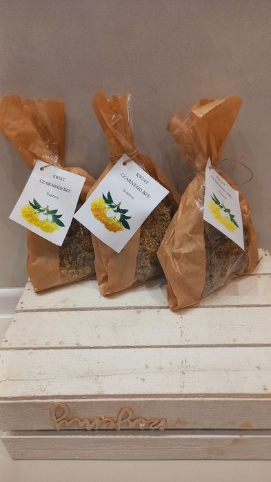 Suszony kwiat czarnego bzu