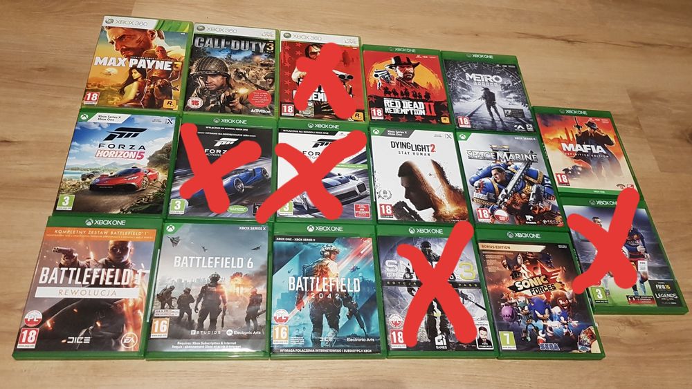 Gry na konsole Xbox 360/One / Series X