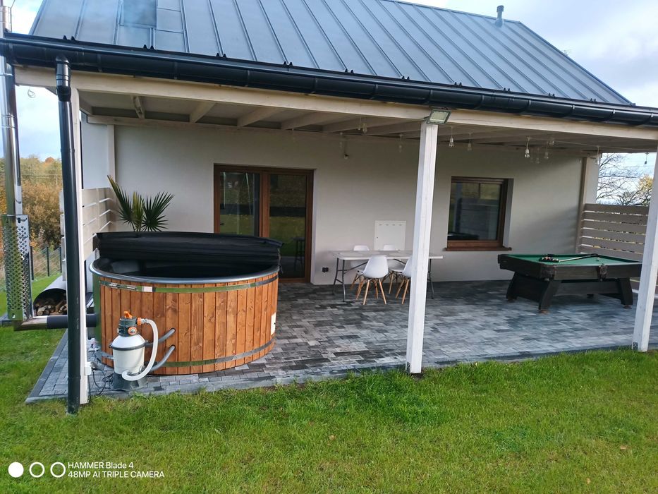 Domek z jacuzzi nocleg bilard, grill, ognisko, boisko.