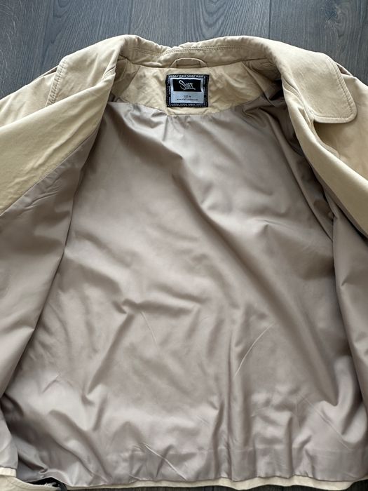 Бежевий вкорочений тренч Staff