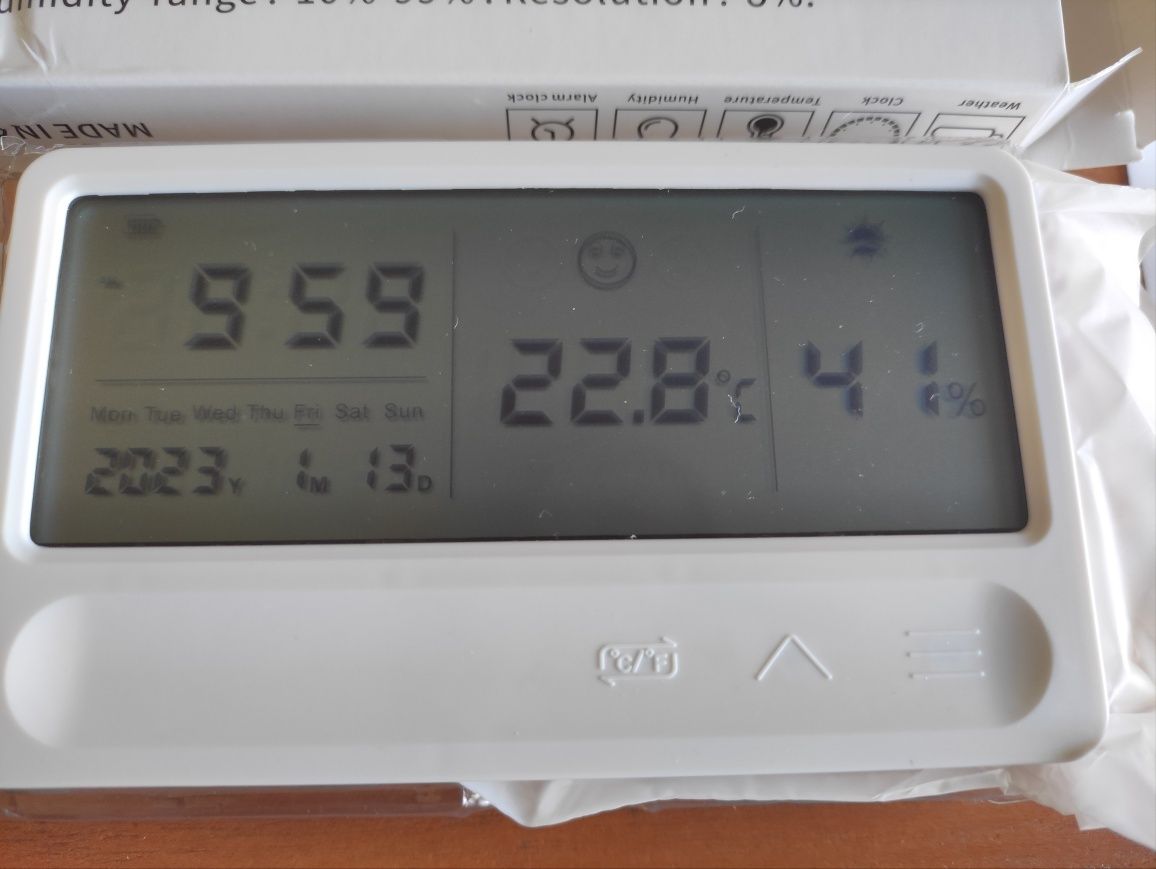 Метеостанція цифрова з функцією прогнозу погоди Weather Station: 680 ...