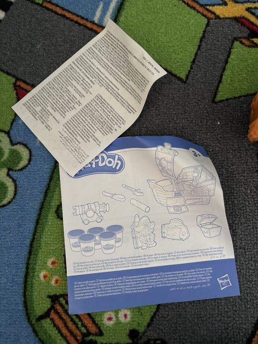 Nowy zestaw play doh statek piratow