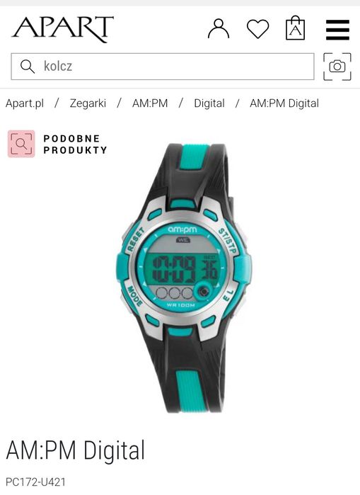 Zegarek dziecięcy Zakupiony w Aparacie praktycznie nie używany