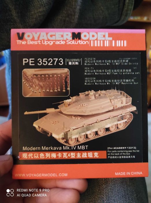 Model Voyager blaszki