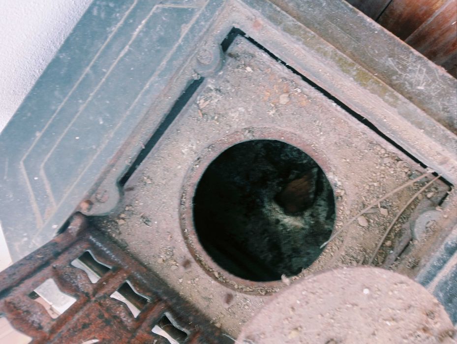 Fogão pequeno a lenha