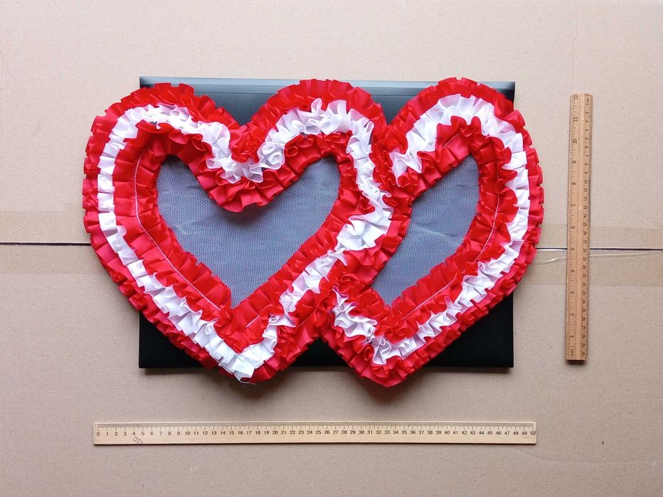 Сердца на свадебное авто Украшение на свадебное авто "Сердца"