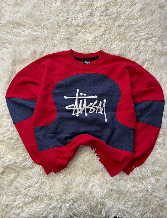 Camisola Stüssy Vermelha e Azul