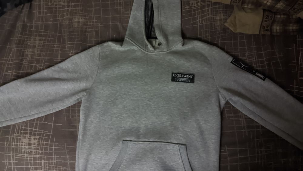 Худи для подростка с мехом.