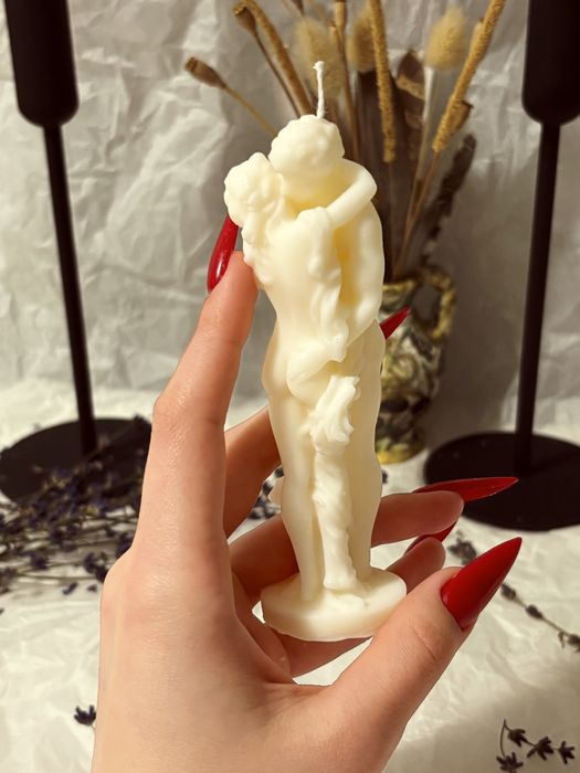 Свічка романтична пара з соэвого воску/ Свечка романтическая пара