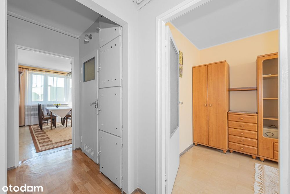 Przestronne i słoneczne mieszkanie 3 pokojowe z balkonem, niski czynsz
