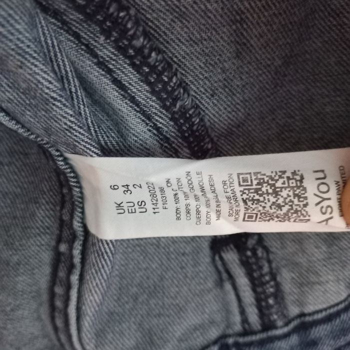 Denimowa, jeansowa kurtka Nowa, S