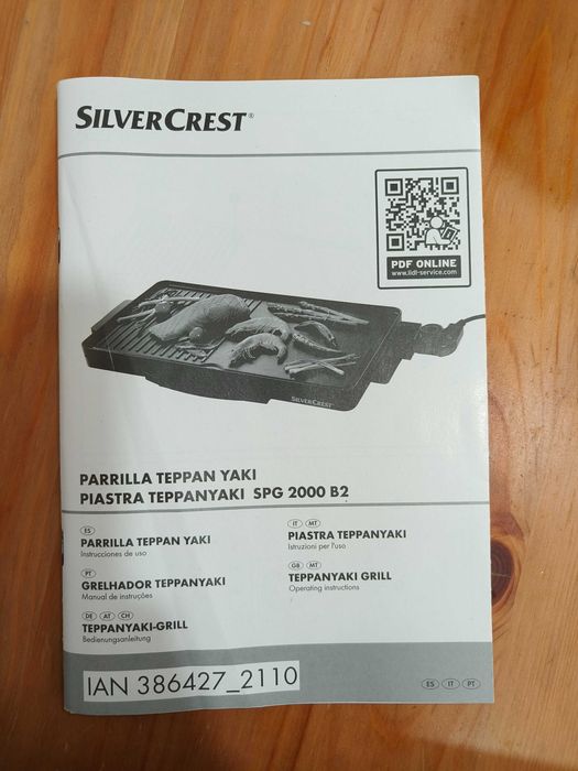 Grelhador Silvercrest Teppanyaki c/ GARANTIA