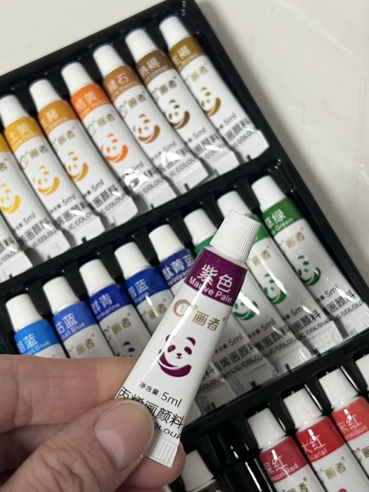 Okazja! Nowy Zestaw farb akrylowych 24 sztuki