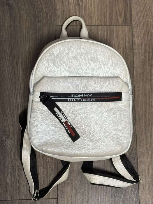 Рюкзак шкіряний tommy hilfiger/рюкзак томи хилфигер/сумка рюкзак Tommy hilfiger/сумка/портфель