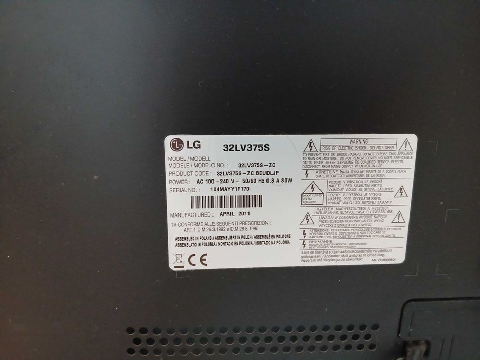 Televisão LG 32LV375S