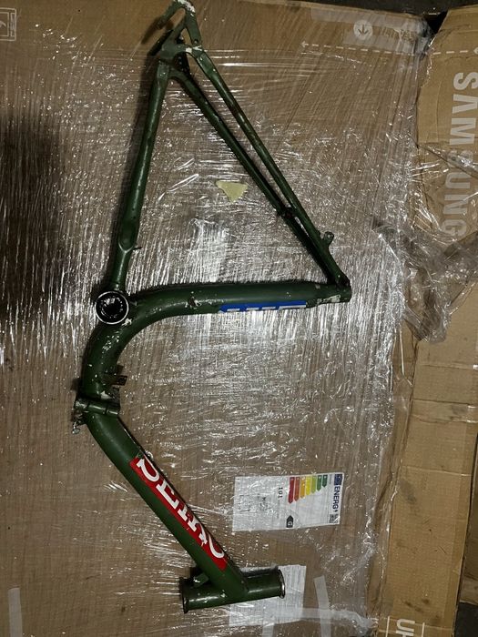 Rama rowerowa zzr Romet flaming FSM PRL części skladak r 20cali