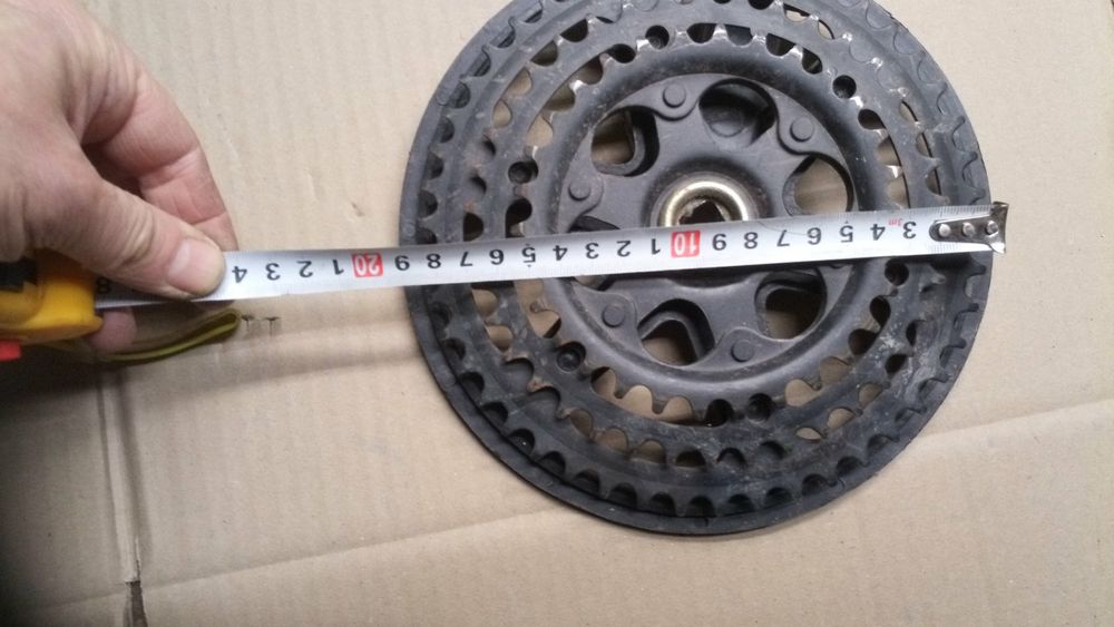 Шатун і передня зірочка тройна система