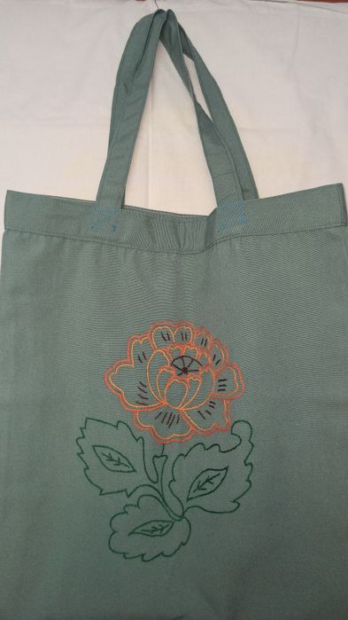Ręcznie robiona torba na ramię typu shopper