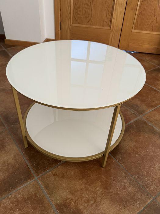 Mesa de centro em vidro temperado