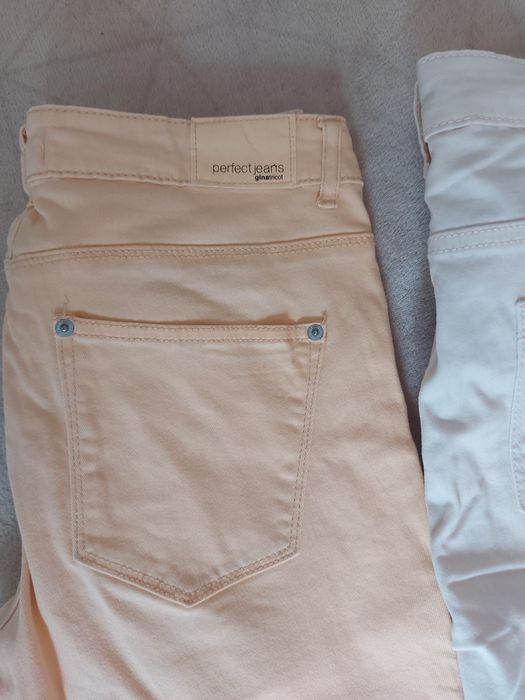 3 pary wiosennych spodni dzins 40 rozciagliwe