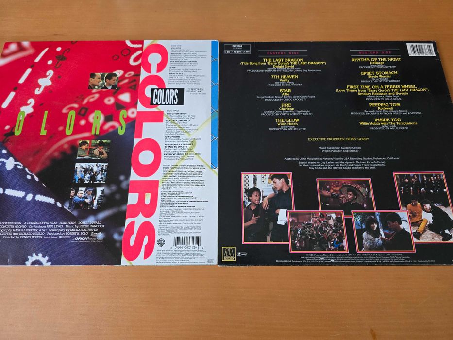 Płyty winylowe: COLORS , THE LAST DRAGON - słynna muzyka filmowa