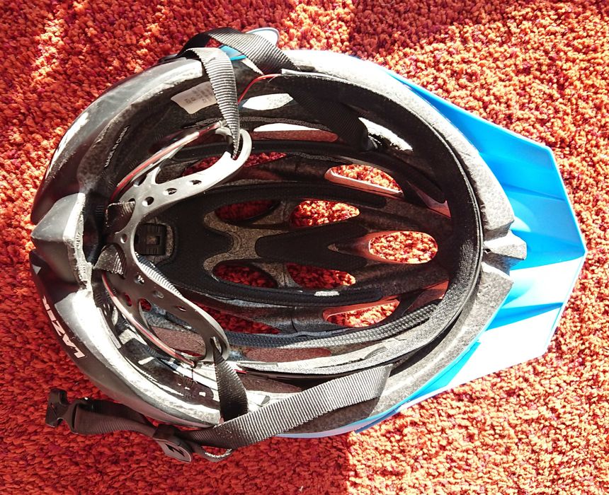 Kask rowerowy LAZER Rox rozm. XL matt cyan NOWY