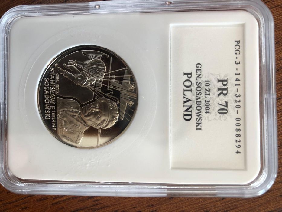 10 zł Generał Sosabowski PCG PR70