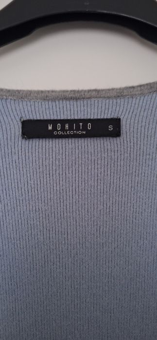 Kardigan Mohito grubszy szary S M