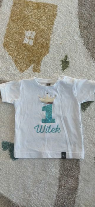 Koszulka z imieniem na 1 urodziny