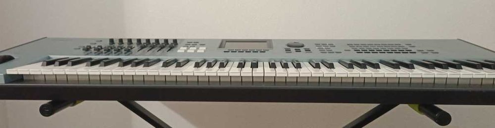 Yamaha Motif XS7 + Case de Madeira + Pedal FC4A — Workstation Profissional