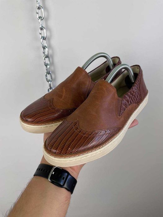 Жіночі шкіряні сліпони , мокасіни , кеди ugg hadria croco slip on