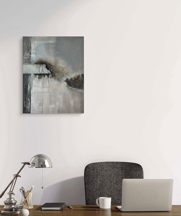 Quadro abstrato moderno decorativo 50x40 | Original abstract wall art